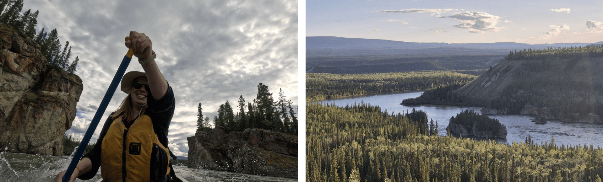 Les rapides five fingers au Yukon